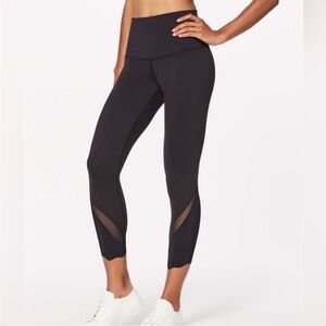 Lululemon special edition Wunderunder scallop hem pant 24” inseam Size 6